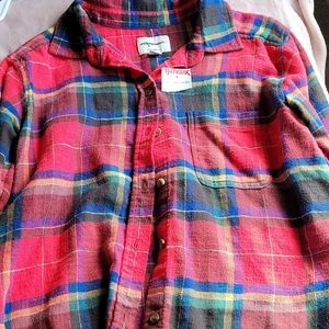 New with TJ Maxx tag, red American Eagle flannel.